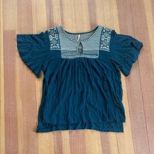 Free People Embroidered Women's Top